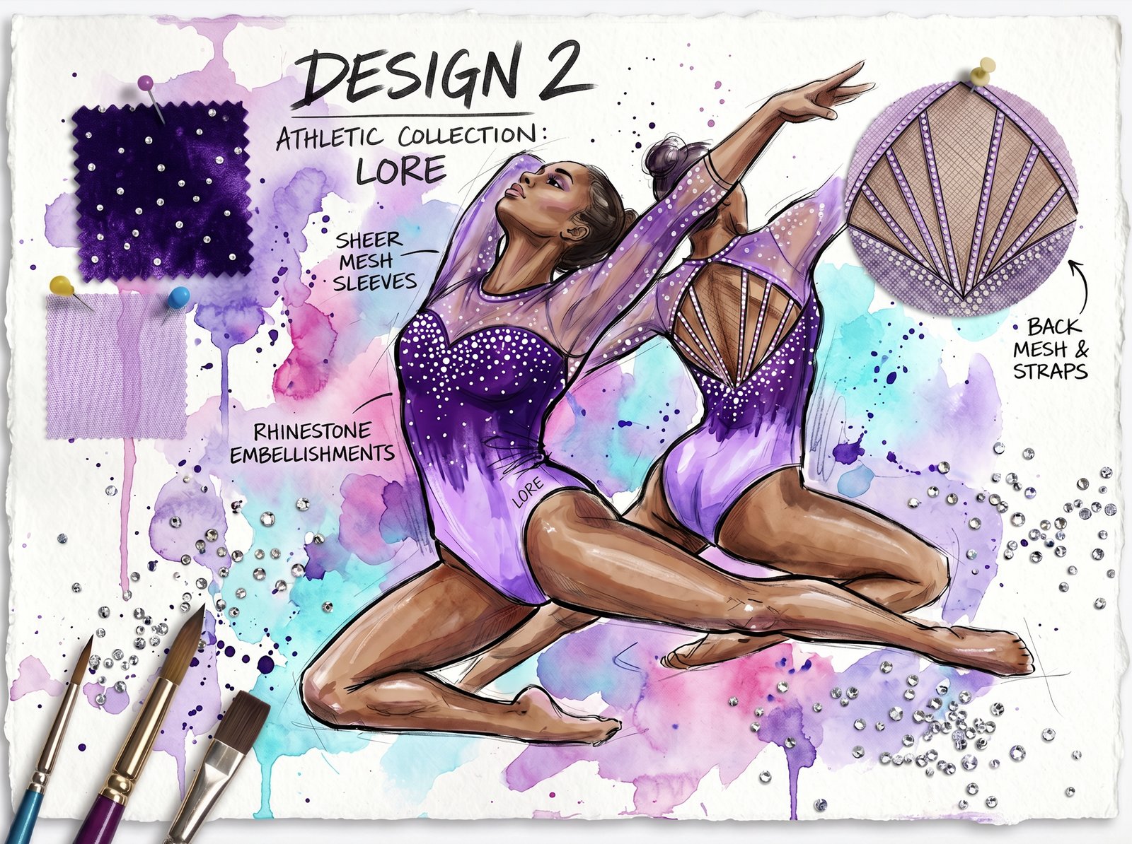 Cassiopeia competition leotard — Lore Leos
