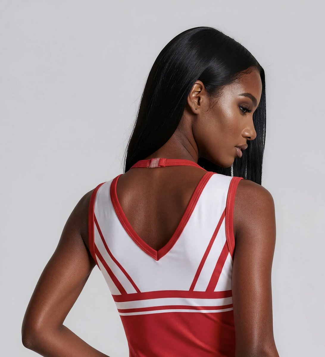Mars sleeveless practice leotard back view — Lore Leos